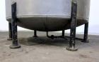 Used L. Lawrence Tank, 2000 Gallon, 316 Stainless Steel, Vertical. Approximately 78” diameter x 90” straight side (56” bolt- on top section), bolt-on flat top with (2) 1/3 hinged covers, dished botto...