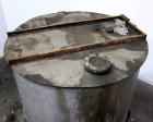 Used L. Lawrence Tank, 2000 Gallon, 316 Stainless Steel, Vertical. Approximately 78” diameter x 90” straight side (56” bolt- on top section), bolt-on flat top with (2) 1/3 hinged covers, dished botto...