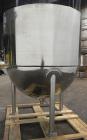 Used Lee Industries Kettle, 1,000 Gallon, Model 1000D12T, 316 Stainless Steel, Vertical. 72” Diameter x 74’’ deep, open top no cover. 44’’ Sidewall section, and hemispherical bottom has a 304 stainle...