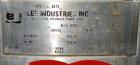 Used Lee Industries Tank, 2000 Gallon, model DBTT, stainless steel, vertical. 76
