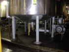 Used Lee Metal Products Tank, 2000 Gallon, Stainless Steel, Vertical. 76