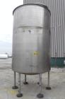 Used Lee Metal Products Tank, 2000 Gallon, 316 Stainless Steel, Vertical. 76