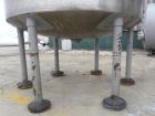 Used Lee Metal Products Tank, 2000 Gallon, 316 Stainless Steel, Vertical. 76
