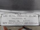 Used Lee Metal Products Tank, 2000 Gallon, 316 Stainless Steel, Vertical. 76