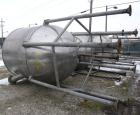 Used Lee Metal Products Tank, 1500 Gallon, 316 Stainless Steel, Vertical. 76