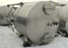 Used Lee Metal Products Tank, 1500 Gallon, 316 Stainless Steel, Vertical. 76