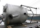 Used- Lee Metal Products Tank, 1500 Gallon, 316 Stainless Steel, Vertical. 76