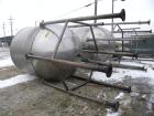 Used Lee Metal Products Tank, 1500 Gallon, 316 Stainless Steel, Vertical. 76