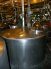 Used Lee Metal Products Tank, 1500 Gallon, stainless steel, vertical. 76