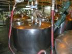 Used Lee Metal Products Tank, 1500 Gallon, stainless steel, vertical. 76