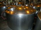 Used- Lee Metal Products Tank, 1500 Gallon, 316 Stainless Steel, Vertical. 76