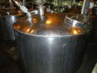 Used Lee Metal Products Tank, 1500 Gallon, 316 Stainless Steel, Vertical. 76