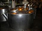 Used Lee Metal Products Tank, 1500 Gallon, 316 Stainless Steel, Vertical. 76