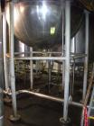 Used Lee Metal Products Tank, 1500 Gallon, 316 Stainless Steel, Vertical. 76