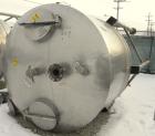 Used Lee Metal Products Tank, 1500 Gallon, 316 stainless steel, vertical. 76