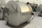 Used Lee Metal Products Tank, 1500 Gallon, 316 stainless steel, vertical. 76