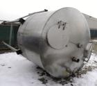 Used- Lee Metal Products Tank, 1500 Gallon, 316 stainless steel, vertical. 76