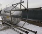 Used- Lee Metal Products Tank, 1500 Gallon, 316 stainless steel, vertical. 76