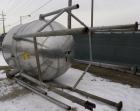 Used Lee Metal Products Tank, 1500 Gallon, 316 stainless steel, vertical. 76