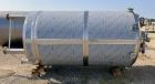 Unused 1,260 Gallon equivalent to 40 BBL 304 Stainless steel agitated Tank fabri