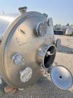 Unused 1,260 Gallon equivalent to 40 BBL 304 Stainless steel agitated Tank fabri