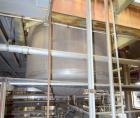 Used-Mason Steel Tank, Approximately 2,500 Gallons, 316 Stainless Steel, Vertical. Approximate 96