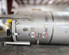 Used Meridian 3,400 Gallon Stainless Steel Storage Tank | Vertical Cone Bottom Vessel