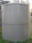 Used- Metal Equipment Company Tank, 3,000 gallon, stainless steel, vertical. Approximate 96