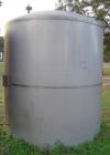 Used- Metal Equipment Company Tank, 3,000 gallon, stainless steel, vertical. Approximate 96