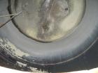 Used Metal Equipment Company Tank, 3,000 gallon, stainless steel, vertical. Approximate 96