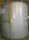 Used Metal Equipment Company Tank, 3,000 gallon, stainless steel, vertical. Approximate 96