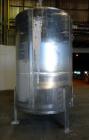 Used Mid State Tank Company Tank, Approximate 2,400 Gallon, 304 Stainless Steel