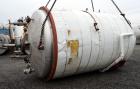Used Midwest Fabricators Pressure Tank / Reactor, 4500 Gallon, 316 Stainless Steel, Vertical. 96