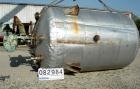 USED: Modern Welding pressure tank, 4200 gallon, 316L stainless steel, vertical. 96