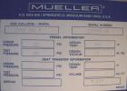 Unused- Mueller Pressure Tank, 2500 Gallon, Model 