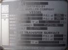 Unused- Mueller Pressure Tank, 2500 Gallon, Model 