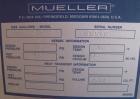 Unused- Mueller Pressure Tank, 2,500 Gallon, Model 