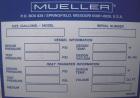 Unused- Mueller Pressure Tank, 2,500 Gallon, Model 