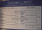 Unused- Mueller Pressure Tank, 2,500 Gallon, Model 