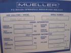 Unused- Mueller Pressure Tank, 2,500 Gallon, Model 