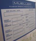 Unused- Mueller Pressure Tank, 2,500 Gallon, Model 