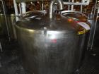 Used Mueller Tank, 2000 Gallon, Model F, Stainless Steel, Vertical. 76