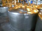 Used Mueller Tank, 2000 Gallon, Model F, Stainless Steel, Vertical. 76