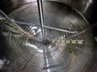 Used Mueller Mix Tank, 1,500 Gallon, Model F, 304 Stainless Steel, Vertical.