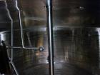 Used Mueller Mix Tank, 1,500 Gallon, Model F, 304 Stainless Steel, Vertical.