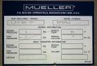 Used Mueller Mix Tank, 1,500 Gallon, Model F, 304 Stainless Steel, Vertical.