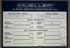 Used- Mueller Mix Tank, 1,500 Gallon, Model F, 304 Stainless Steel, Vertical.