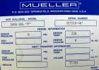 Unused-NEW: Mueller tank, 3000 gallon, 304/304L stainless steel, vertical. 96