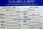 Unused-NEW: Mueller tank, 3000 gallon, 304/304L stainless steel, vertical. 96