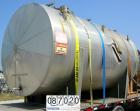 Used Mueller Pressure Tank, 4000 gallon, 316L stainless steel, horizontal. 96